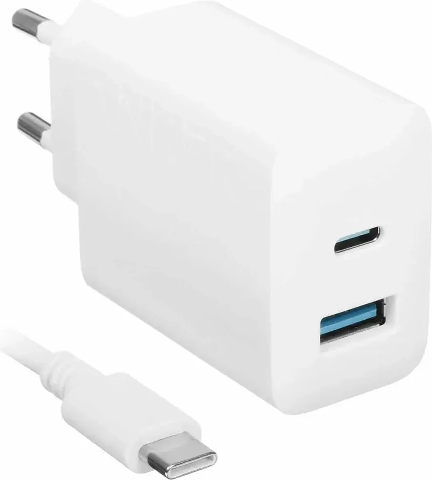 Адаптер питания Anker Charger 20W, 2-Port (в комлпекте кабель Type-c) (B2348G21) Белый