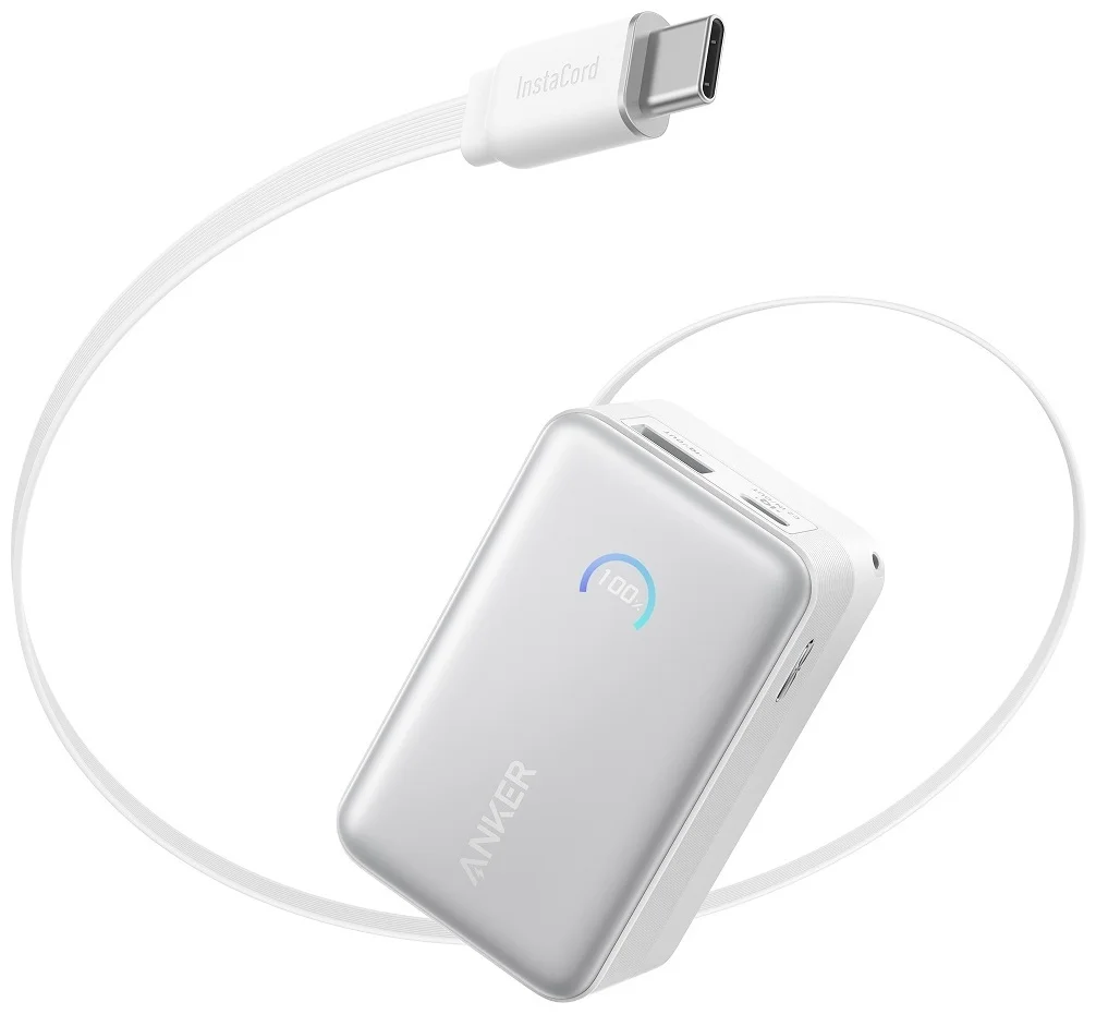 Портативный внешний аккумулятор Anker Nano 10000mAh 45W (A1638H21) Белый 2