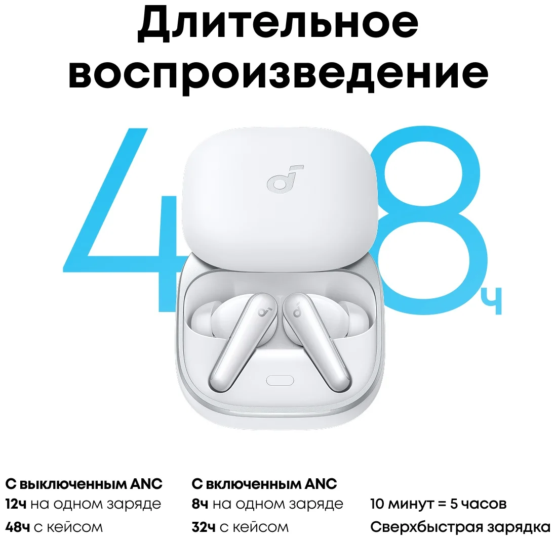 Наушники soundcore Liberty 5 White 7