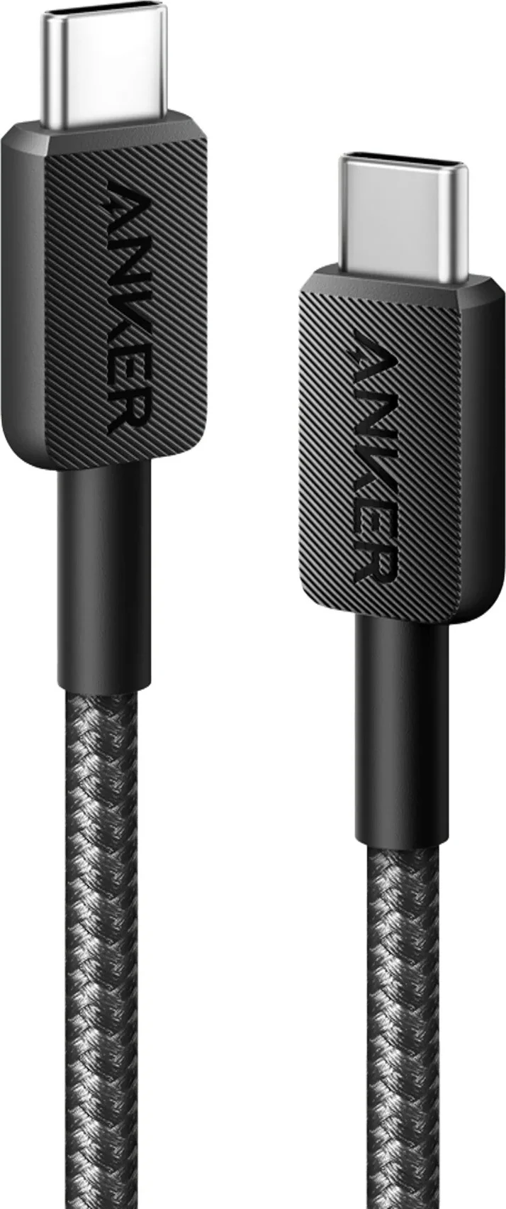 Интерфейсный кабель Anker 322 USB-C to USB-C Cable 1,8М (A81F6G11) Черный